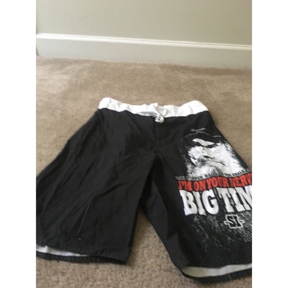 Duck Dynasty Men's Graphic Print Swim Shorts Trunks 1pc Size 32 Multicolor